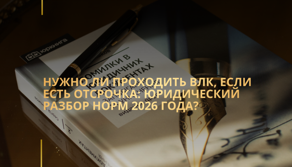 Нужно ли проходить ВЛК, если есть отсрочка: юридический разбор норм 2026 года?