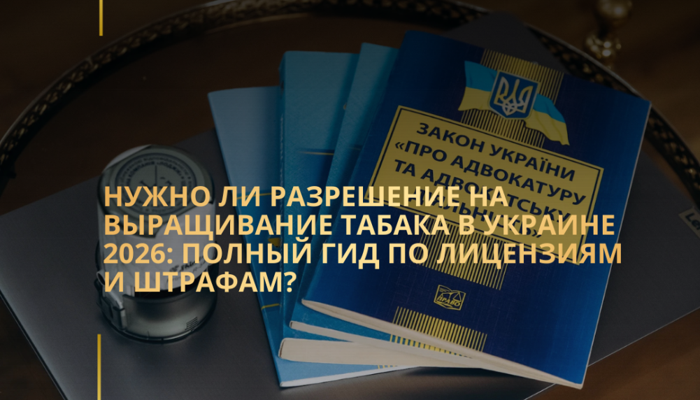 Нужно ли разрешение на выращивание табака в Украине 2026: полный гид по лицензиям и штрафам?
