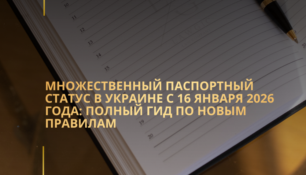 Множественный паспортный статус в Украине с 16 января 2026 года: полный гид по новым правилам