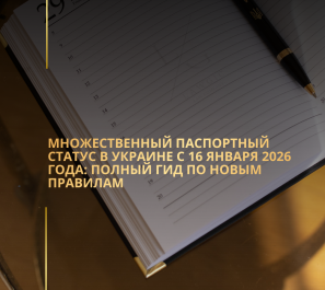 Множественный паспортный статус в Украине с 16 января 2026 года: полный гид по новым правилам