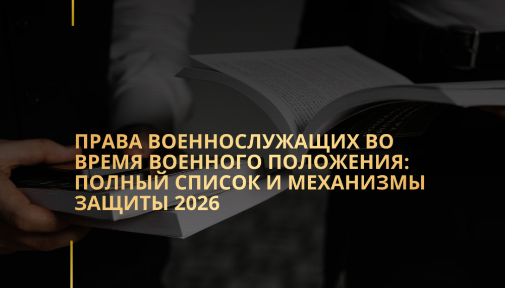 Права военнослужащих во время военного положения: полный список и механизмы защиты 2026