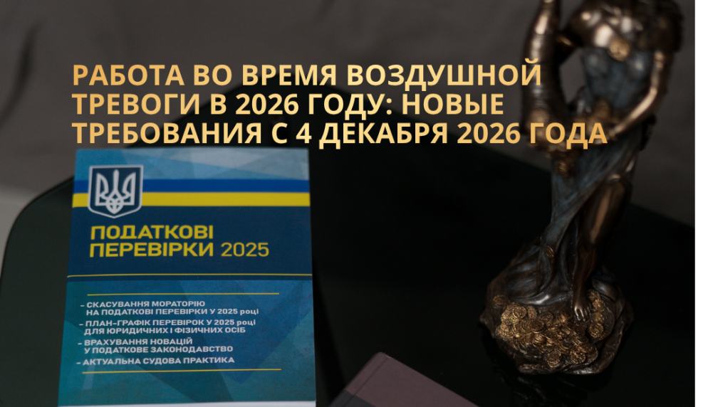 Работа во время воздушной тревоги в 2026 году: новые требования с 4 декабря 2026 года Работа во время воздушной тревоги в 2026 году: новые требования с 4 декабря 2026 года